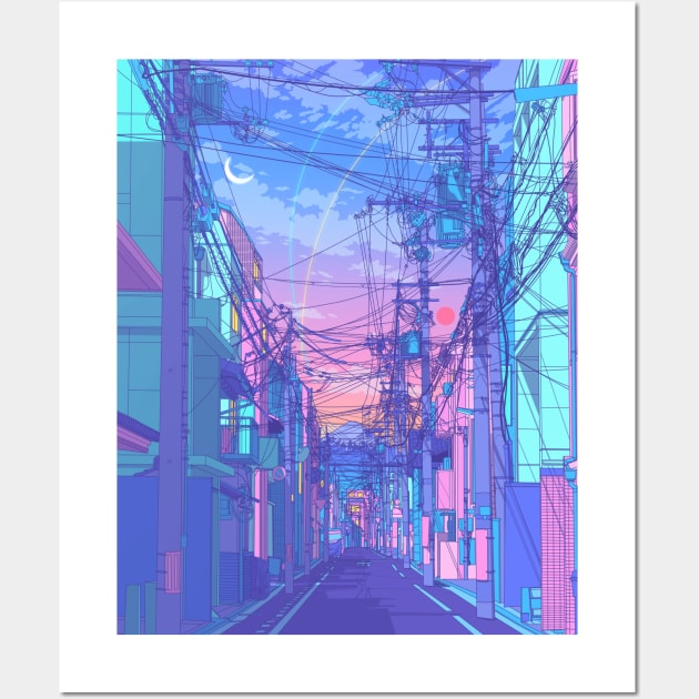 Lofi Japan Wall Art by mrcatguys